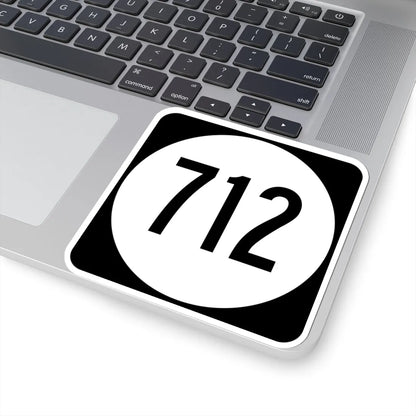 Circle sign 712 Virginia (Virginia) (Road Sign) STICKER Vinyl Kiss-Cut Decal - The Sticker Space