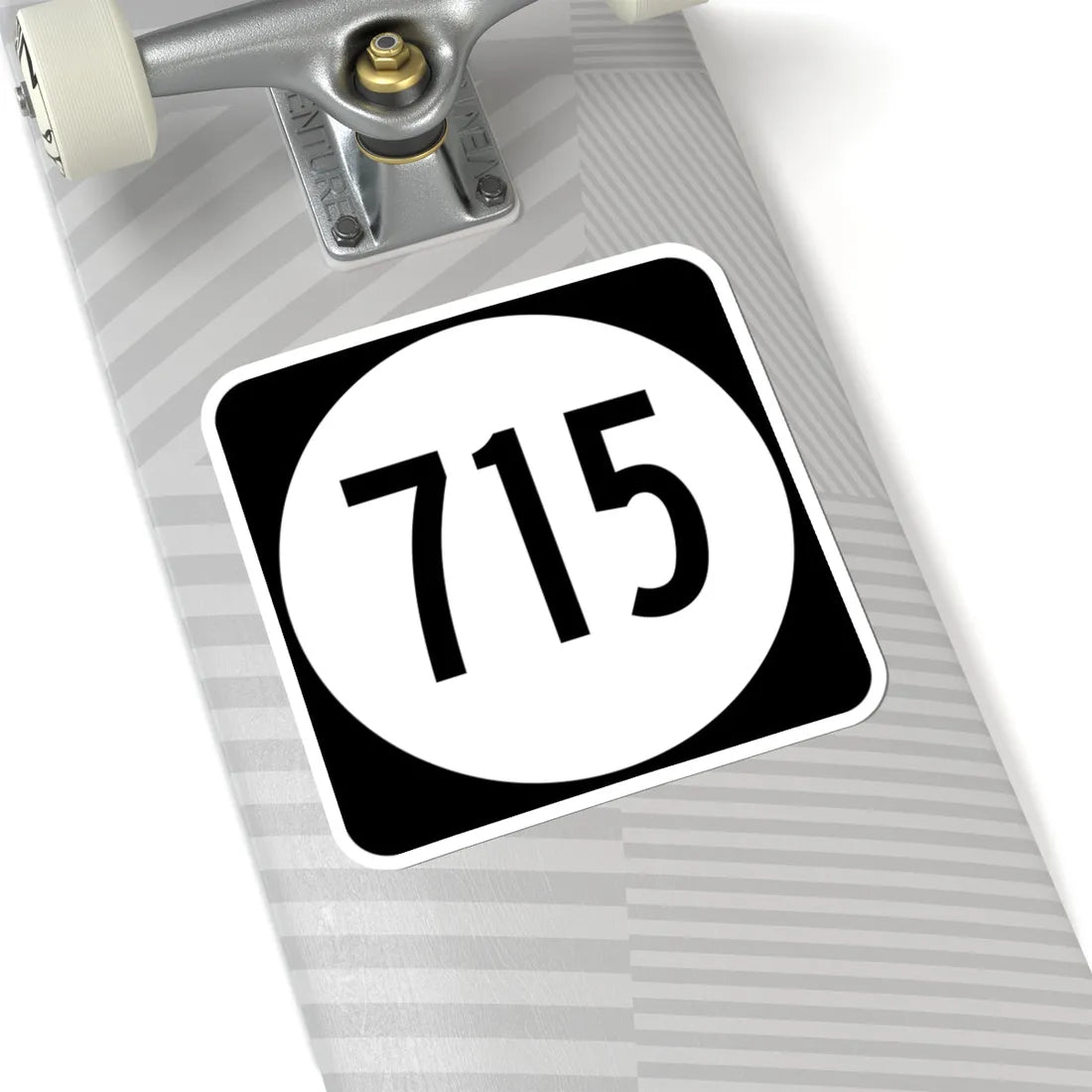 Circle sign 715 Virginia (Virginia) (Road Sign) STICKER Vinyl Kiss-Cut Decal - The Sticker Space