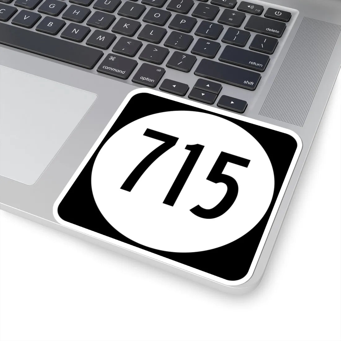 Circle sign 715 Virginia (Virginia) (Road Sign) STICKER Vinyl Kiss-Cut Decal - The Sticker Space