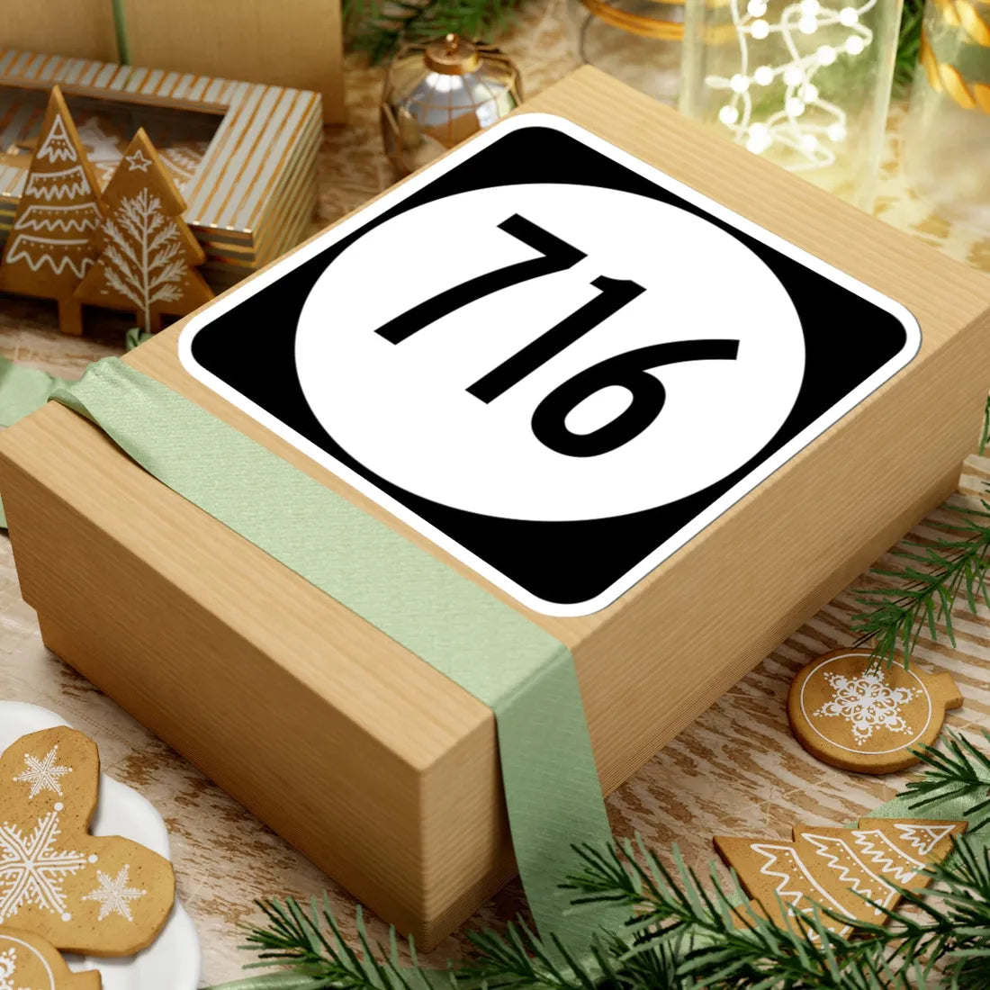 Circle sign 716 Virginia (Virginia) (Road Sign) STICKER Vinyl Kiss-Cut Decal - The Sticker Space