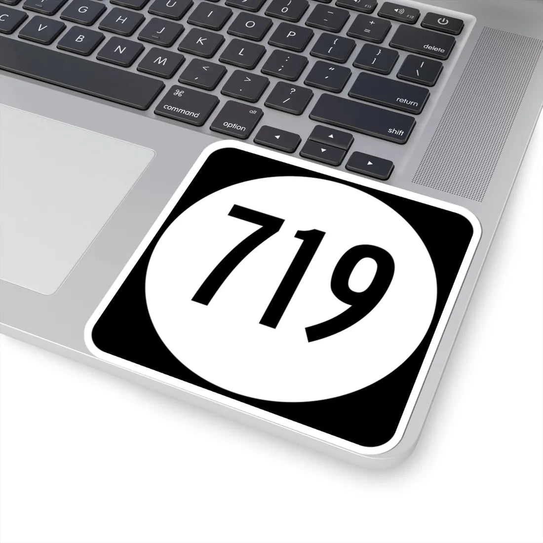 Circle sign 719 Virginia (Virginia) (Road Sign) STICKER Vinyl Kiss-Cut Decal - The Sticker Space