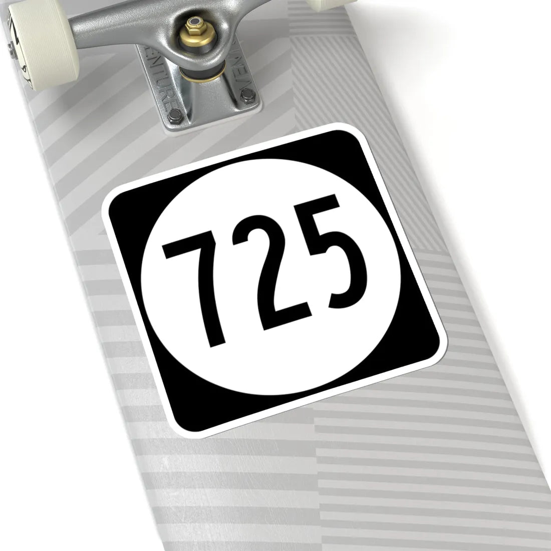 Circle sign 725 Virginia (Virginia) (Road Sign) STICKER Vinyl Kiss-Cut Decal - The Sticker Space