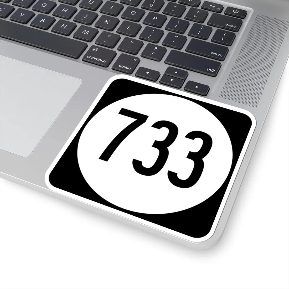 Circle sign 733 Virginia (Virginia) (Road Sign) STICKER Vinyl Kiss-Cut Decal - The Sticker Space