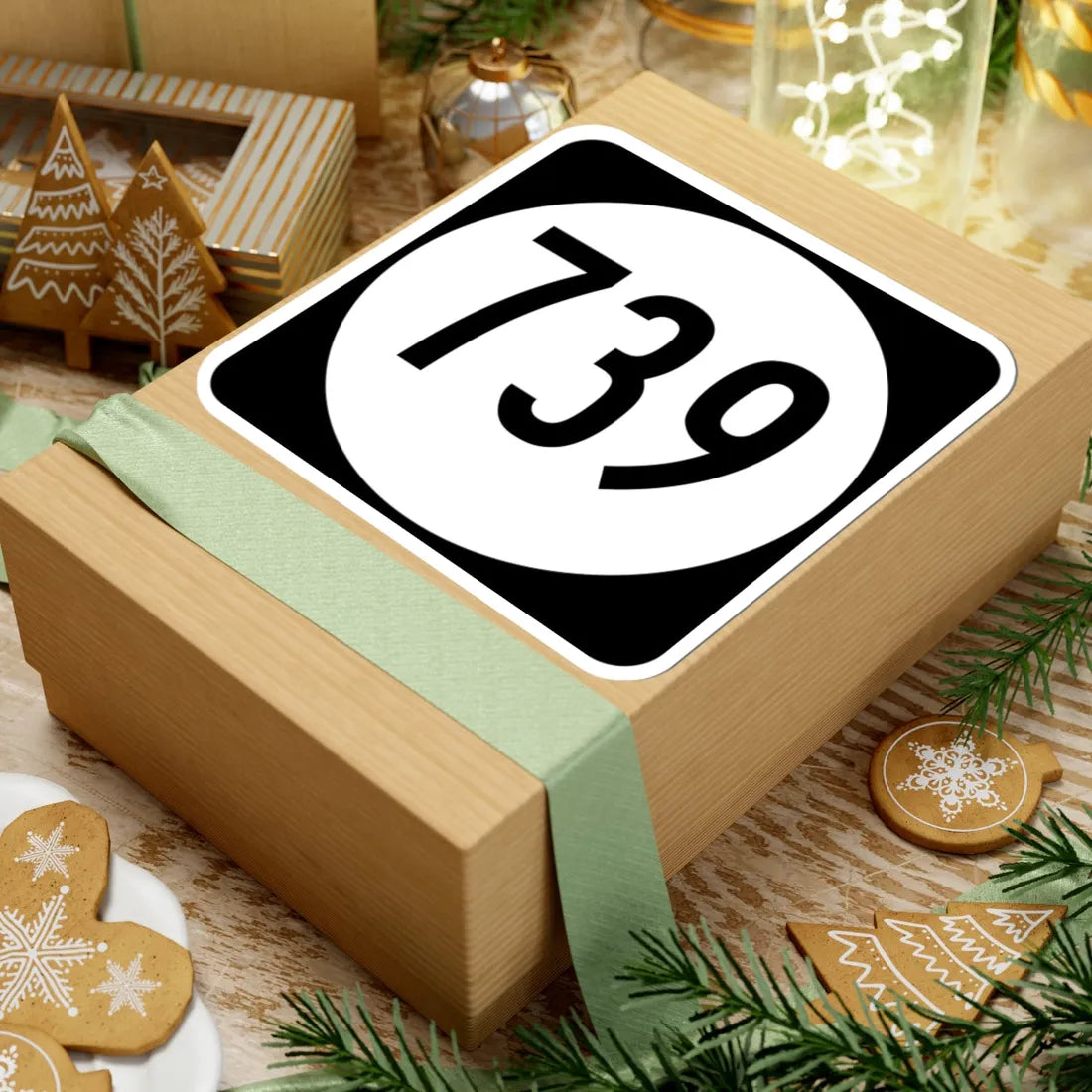 Circle sign 739 Virginia (Virginia) (Road Sign) STICKER Vinyl Kiss-Cut Decal - The Sticker Space