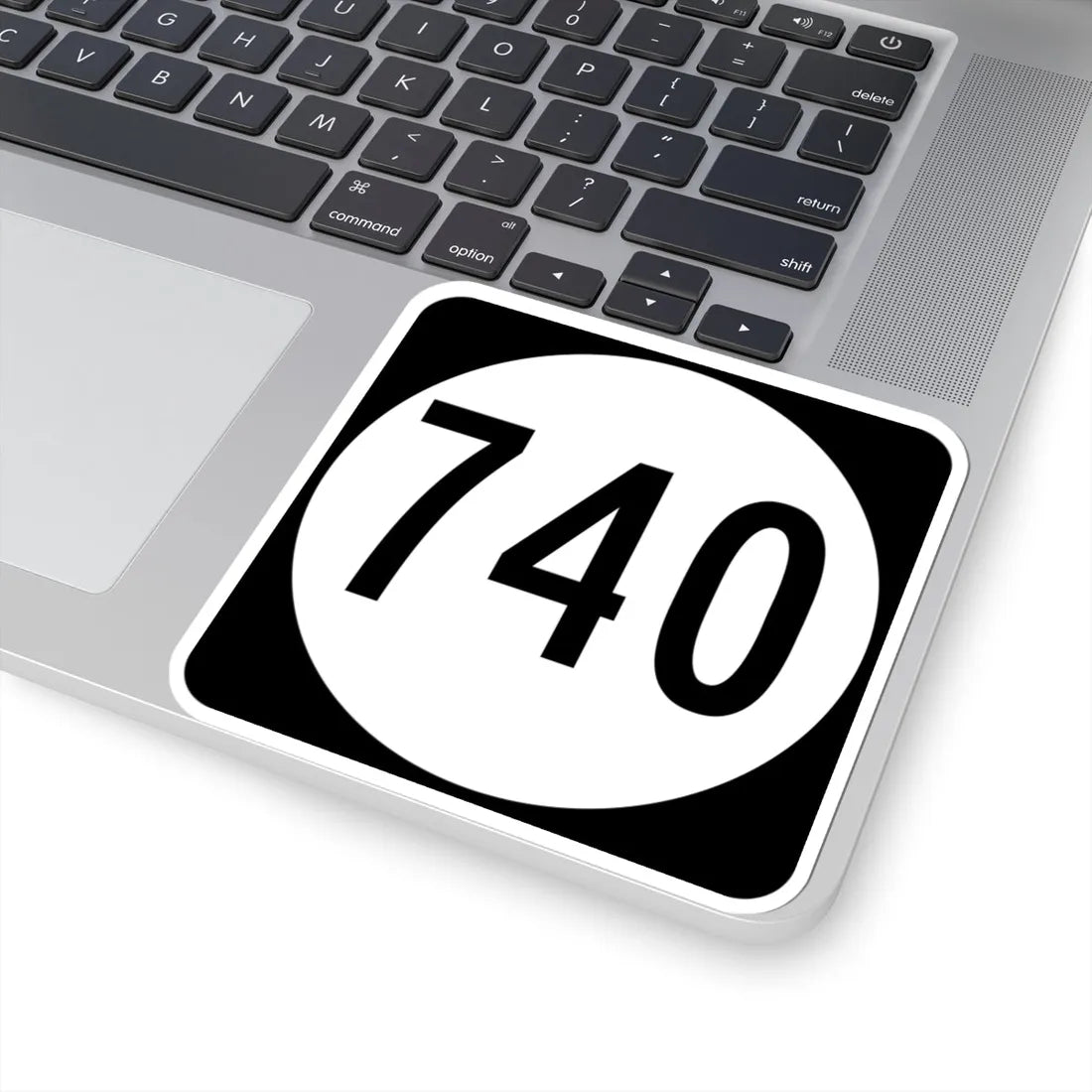 Circle sign 740 Virginia (Virginia) (Road Sign) STICKER Vinyl Kiss-Cut Decal - The Sticker Space