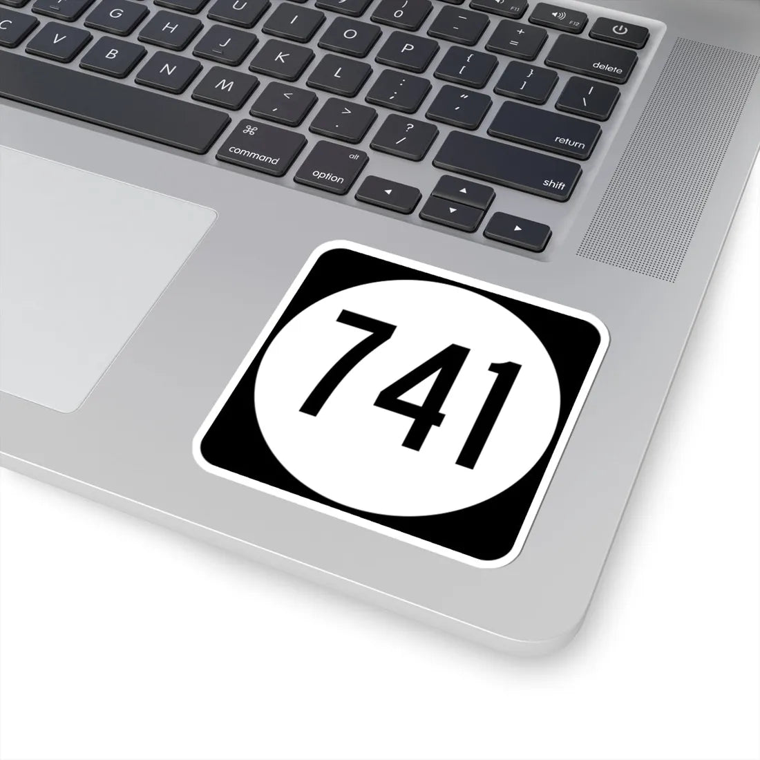 Circle sign 741 Virginia (Virginia) (Road Sign) STICKER Vinyl Kiss-Cut Decal - The Sticker Space