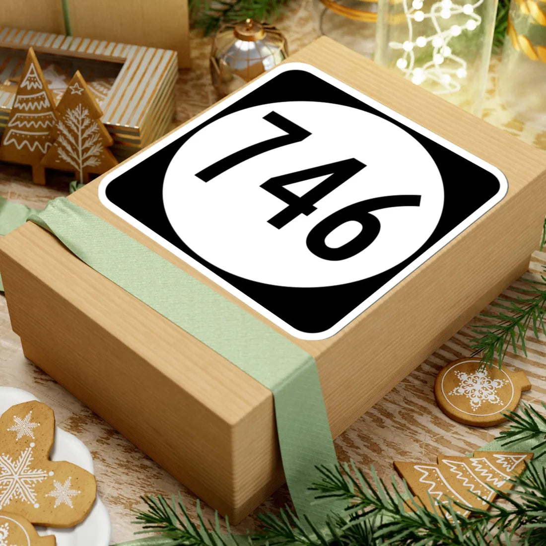 Circle sign 746 Virginia (Virginia) (Road Sign) STICKER Vinyl Kiss-Cut Decal - The Sticker Space