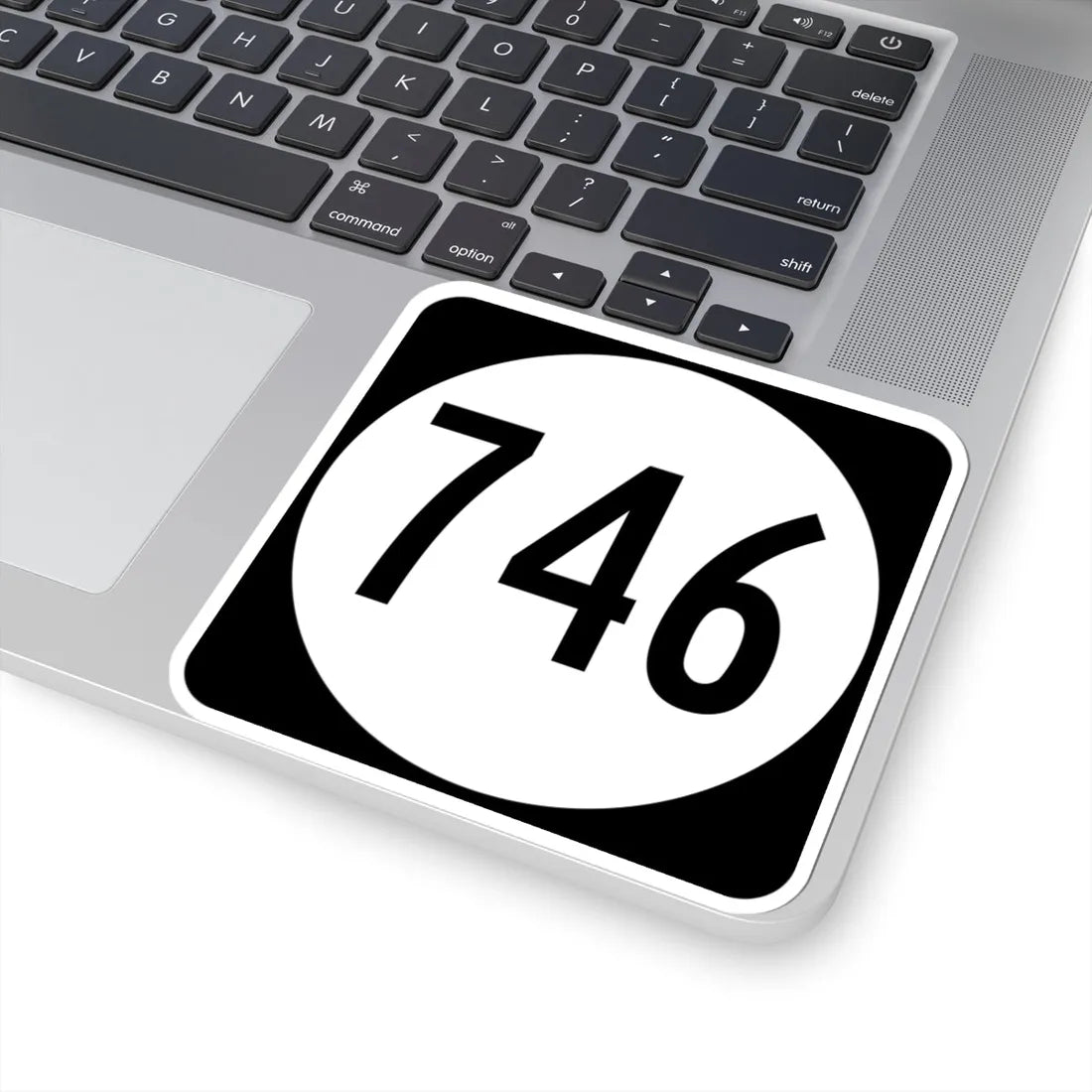 Circle sign 746 Virginia (Virginia) (Road Sign) STICKER Vinyl Kiss-Cut Decal - The Sticker Space