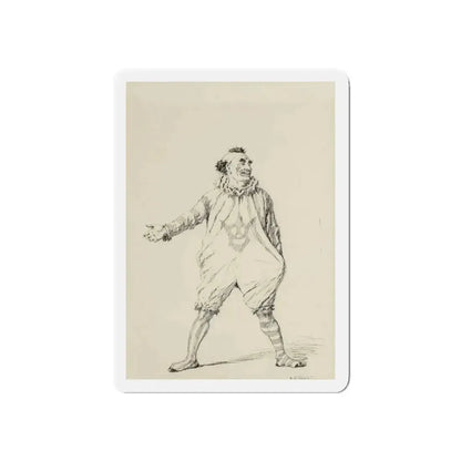 Circus Day, McClure's magazine interior illustration, September 1905 (Magazine Illustration) Refrigerator Magnet 3 Inch Die-Cut - The Sticker Space