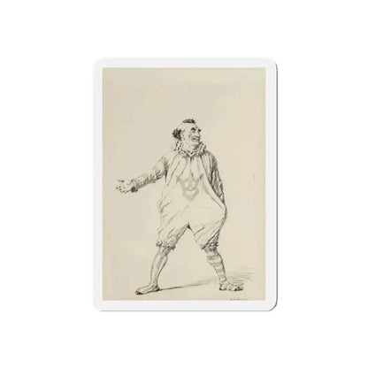 Circus Day, McClure's magazine interior illustration, September 1905 (Magazine Illustration) Refrigerator Magnet 4 Inch Die-Cut - The Sticker Space