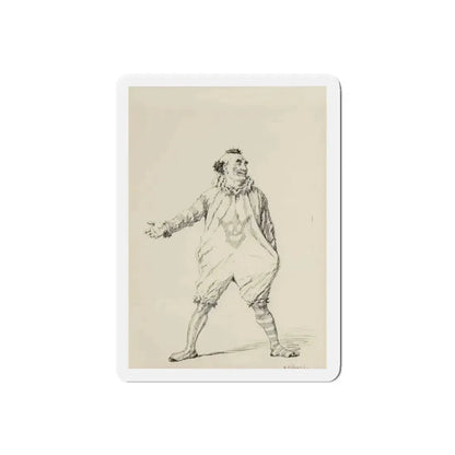 Circus Day, McClure's magazine interior illustration, September 1905 (Magazine Illustration) Refrigerator Magnet 5 Inch Die-Cut - The Sticker Space