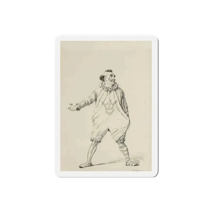 Circus Day, McClure's magazine interior illustration, September 1905 (Magazine Illustration) Refrigerator Magnet 6 Inch Die-Cut - The Sticker Space