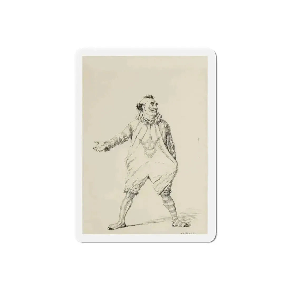 Circus Day, McClure's magazine interior illustration, September 1905 (Magazine Illustration) Refrigerator Magnet - The Sticker Space