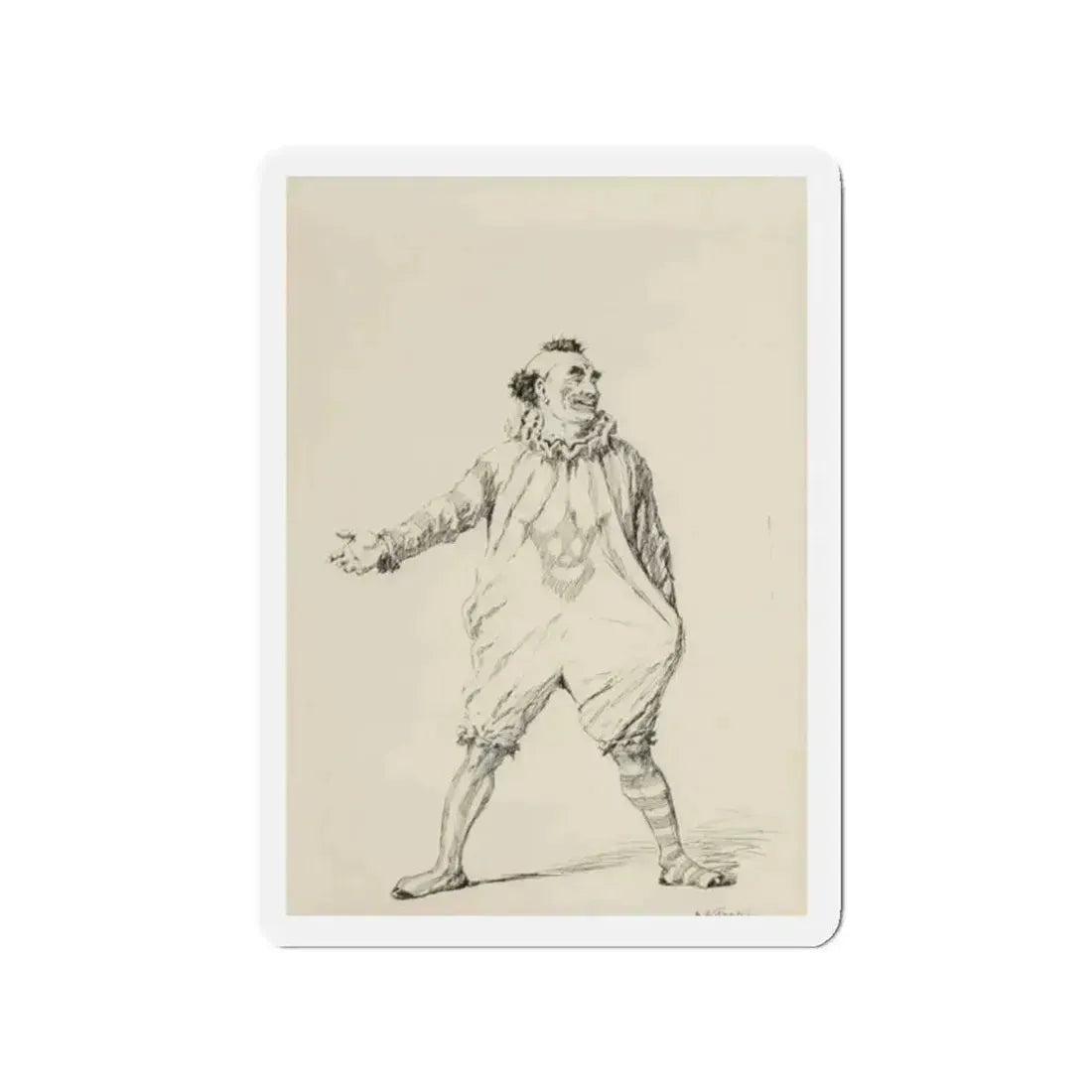 Circus Day, McClure's magazine interior illustration, September 1905 (Magazine Illustration) Refrigerator Magnet - The Sticker Space