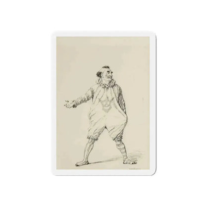 Circus Day, McClure's magazine interior illustration, September 1905 (Magazine Illustration) Refrigerator Magnet - The Sticker Space