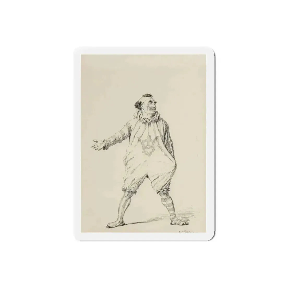 Circus Day, McClure's magazine interior illustration, September 1905 (Magazine Illustration) Refrigerator Magnet - The Sticker Space