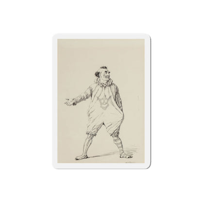 Circus Day, McClure's magazine interior illustration, September 1905 (Magazine Illustration) Refrigerator Magnet-6 Inch-Die-Cut-1 pc-The Sticker Space