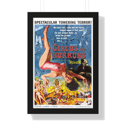 CIRCUS OF HORRORS 1960 - Framed Movie Poster-16″ x 24″-The Sticker Space