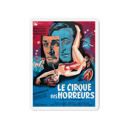 CIRCUS OF HORRORS (2) 1960 Movie Poster - Die-Cut Magnet-4" x 4"-The Sticker Space