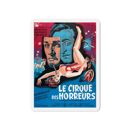 CIRCUS OF HORRORS (2) 1960 Movie Poster - Die-Cut Magnet-5" x 5"-The Sticker Space