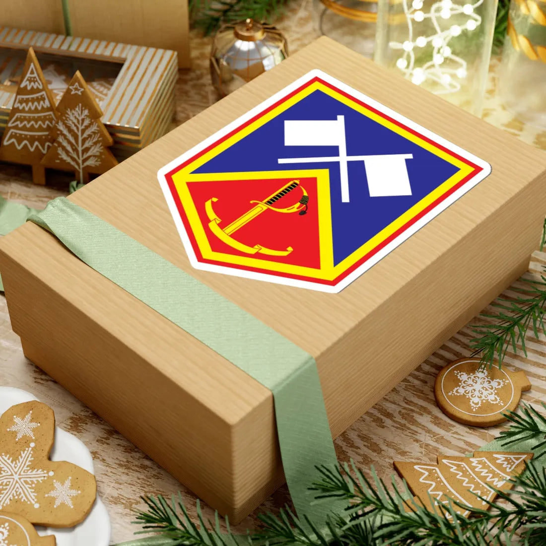 CIS Company Defence Forces Headquarters (Ireland) (Coat of Arms) STICKER Vinyl Kiss-Cut Decal - The Sticker Space