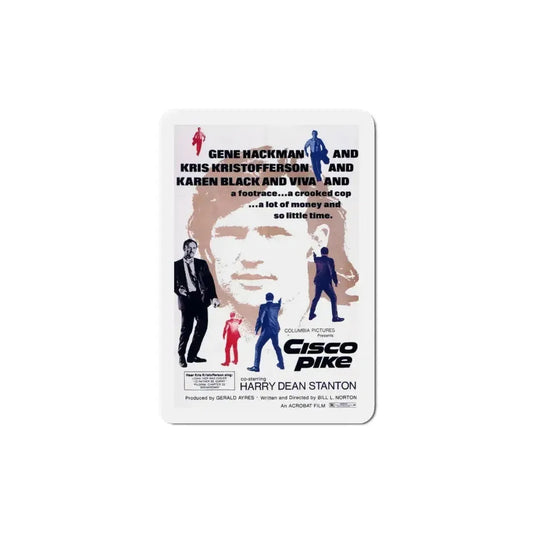 Cisco Pike 1972 Movie Poster Refrigerator Magnet 6 Inch - The Sticker Space