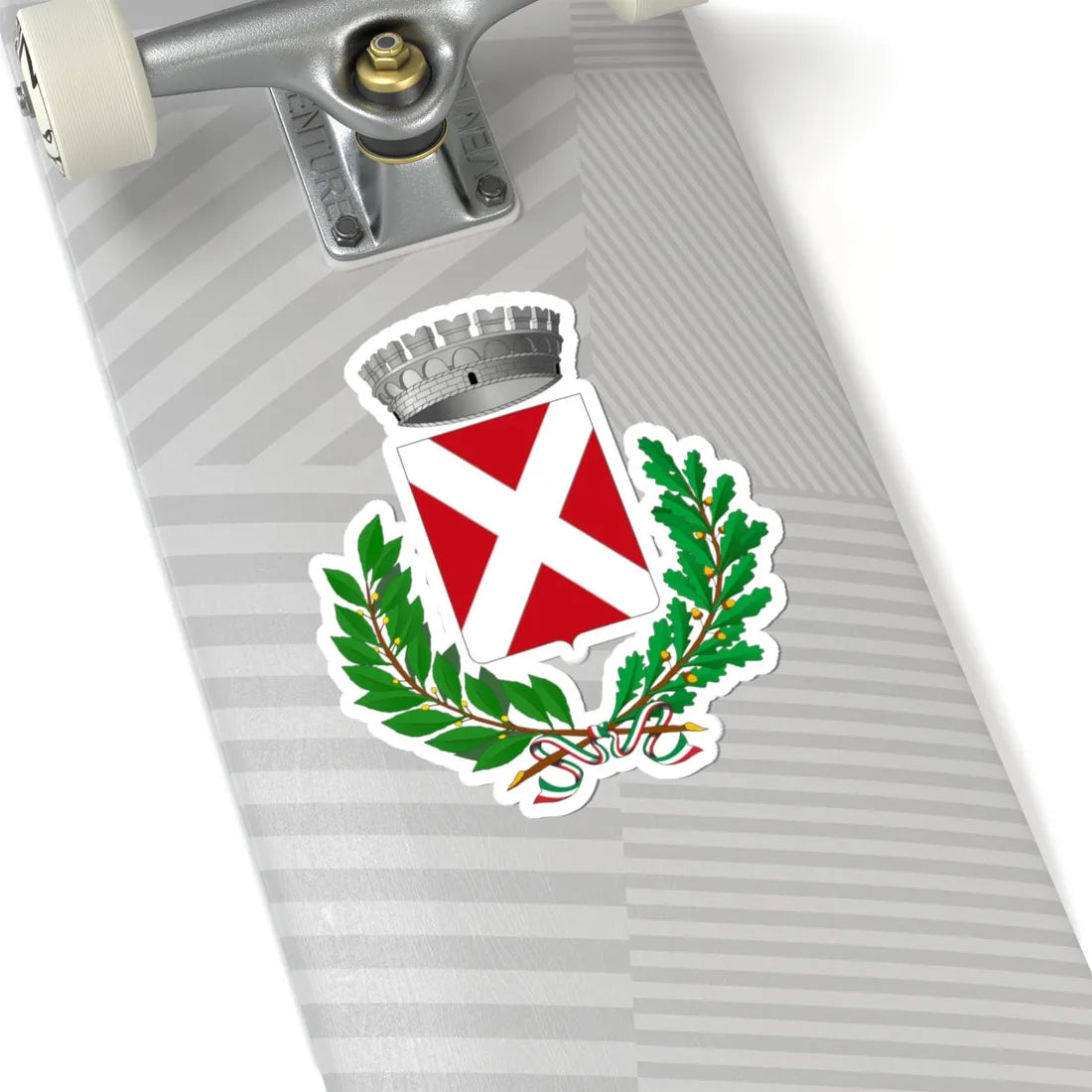 Cison di Valmarino-Stemma (Italy) (Coat of Arms) STICKER Vinyl Kiss-Cut Decal - The Sticker Space