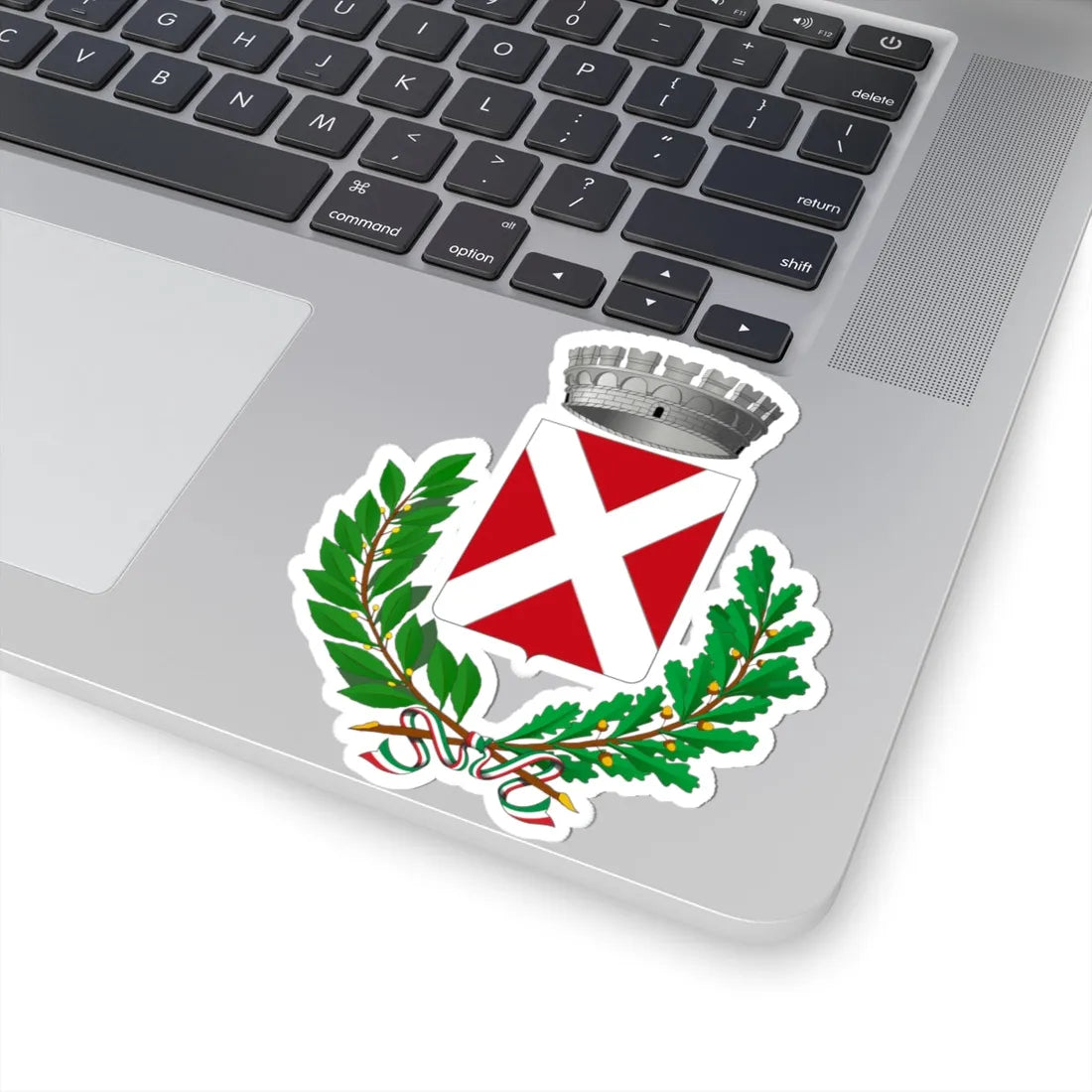 Cison di Valmarino-Stemma (Italy) (Coat of Arms) STICKER Vinyl Kiss-Cut Decal - The Sticker Space