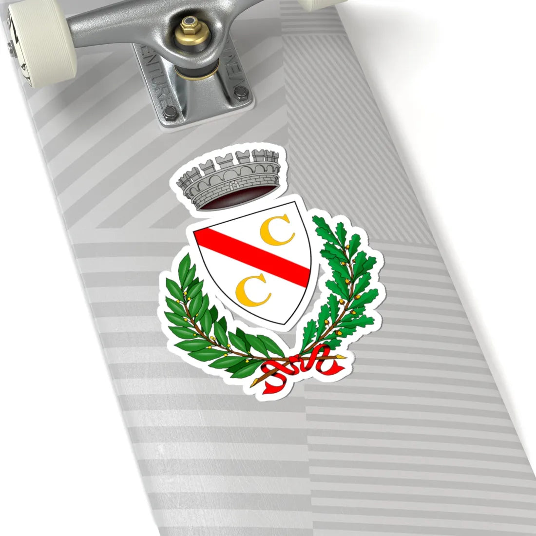 Cissone-Stemma (Italy) (Coat of Arms) STICKER Vinyl Kiss-Cut Decal - The Sticker Space