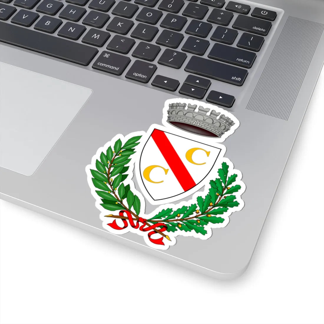 Cissone-Stemma (Italy) (Coat of Arms) STICKER Vinyl Kiss-Cut Decal - The Sticker Space