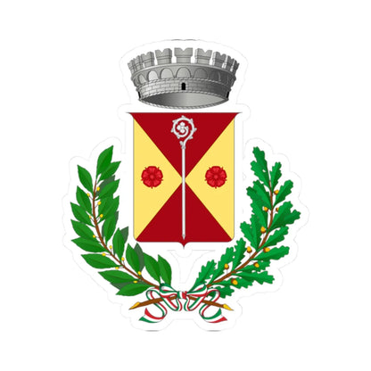 Cisternino-Stemma (Italy) (Coat of Arms) STICKER Vinyl Kiss-Cut Decal 2 Inch White - The Sticker Space