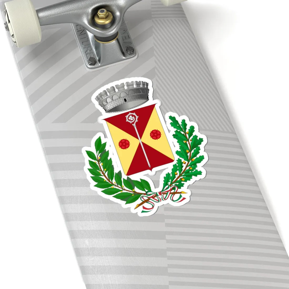 Cisternino-Stemma (Italy) (Coat of Arms) STICKER Vinyl Kiss-Cut Decal - The Sticker Space