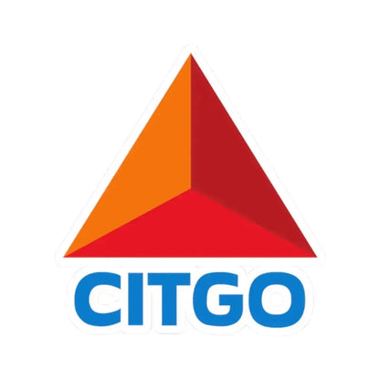 Citgo Petroleum Corporation (Logo) STICKER Vinyl Kiss-Cut Decal 2 Inch White - The Sticker Space