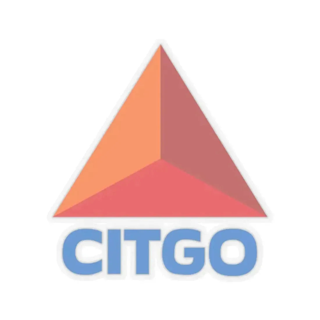 Citgo Petroleum Corporation (Logo) STICKER Vinyl Kiss-Cut Decal 3 Inch Transparent - The Sticker Space