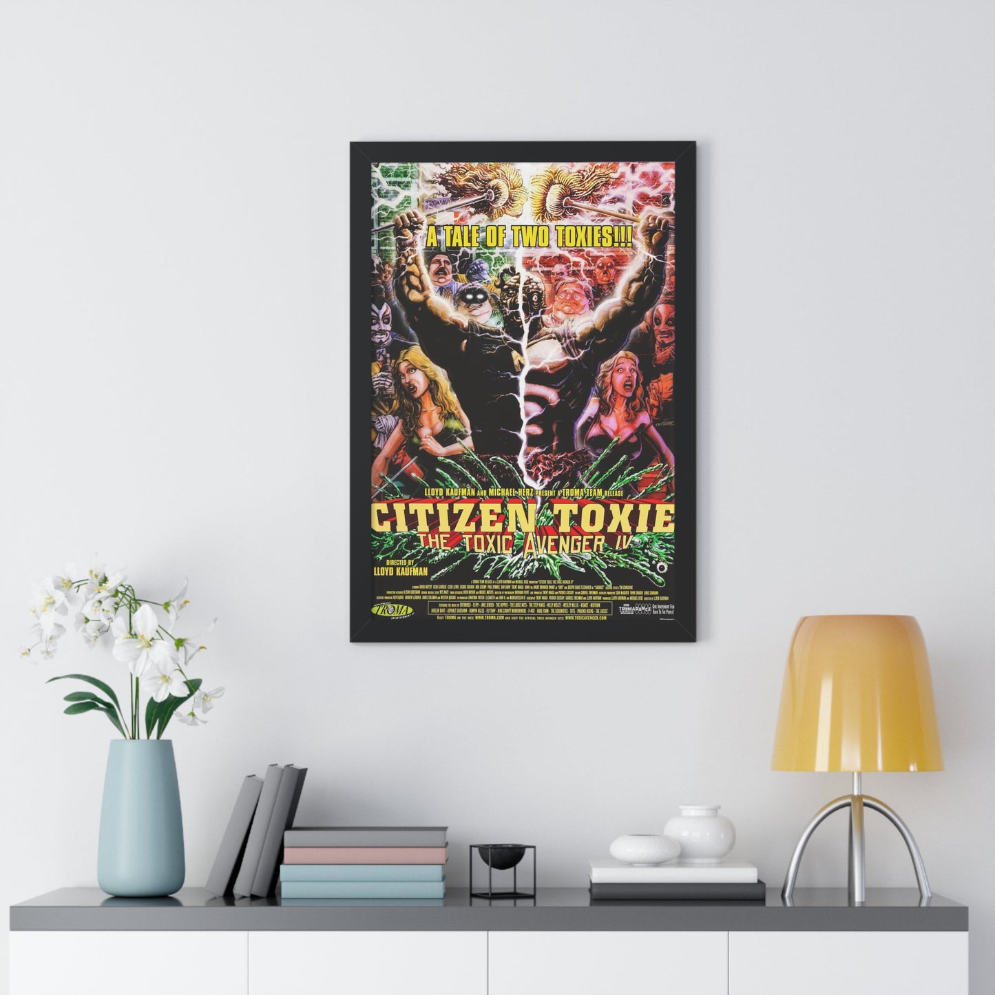 CITIZEN TOXIE - THE TOXIC AVENGER IV 2000 - Framed Movie Poster-The Sticker Space