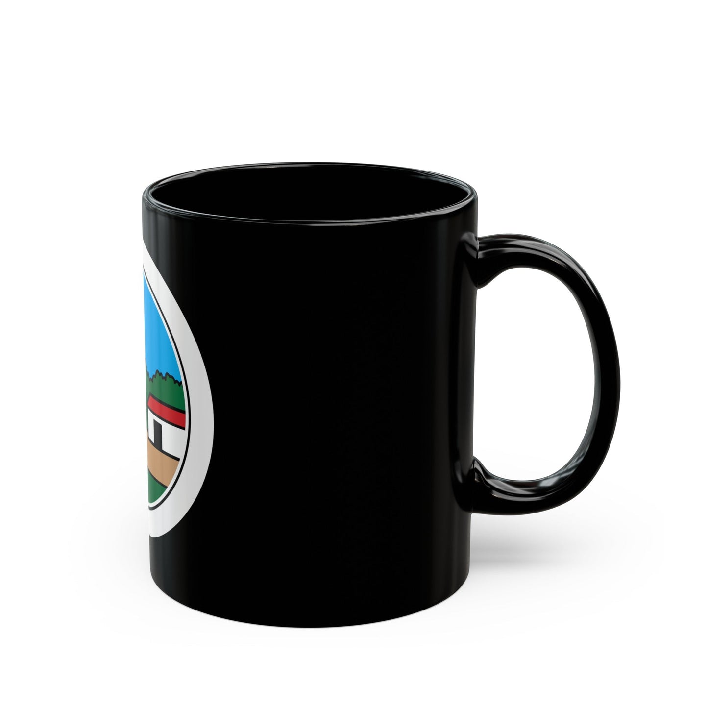 Citizenship in the Community (Boy Scout Merit Badge) Black Coffee Mug-The Sticker Space