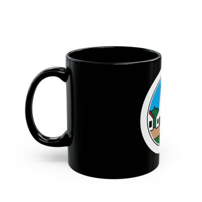 Citizenship in the Community (Boy Scout Merit Badge) Black Coffee Mug-The Sticker Space