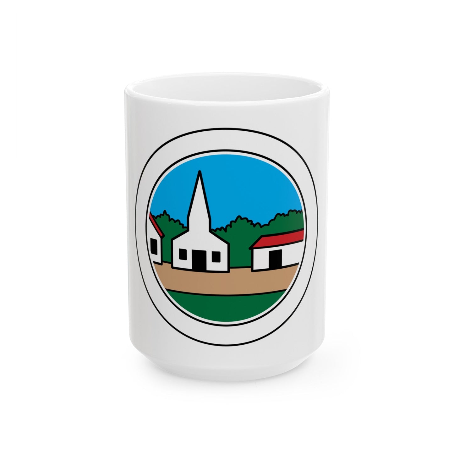 Citizenship in the Community (Boy Scout Merit Badge) White Coffee Mug-15oz-The Sticker Space