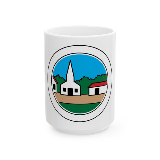 Citizenship in the Community (Boy Scout Merit Badge) White Coffee Mug-15oz-The Sticker Space