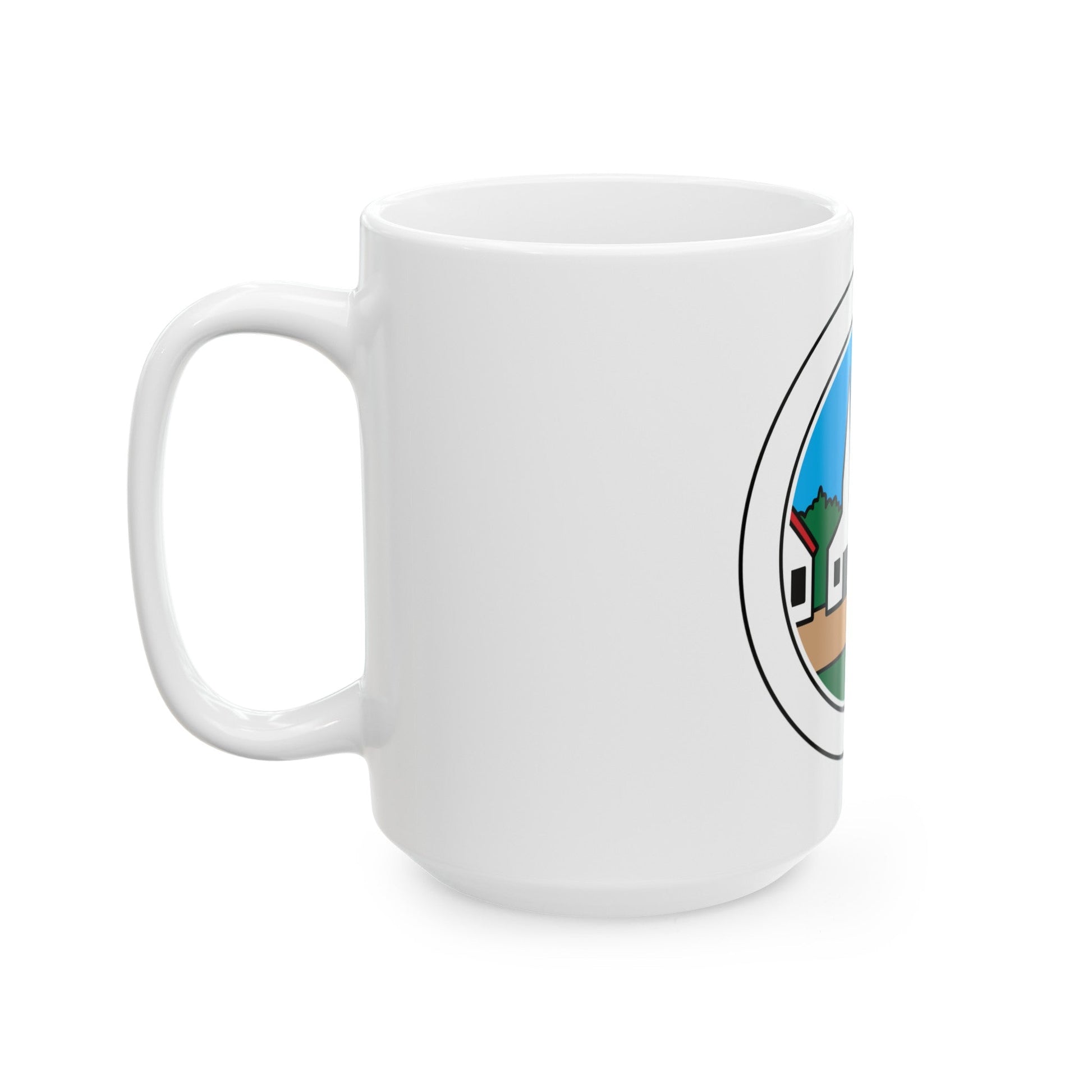 Citizenship in the Community (Boy Scout Merit Badge) White Coffee Mug-The Sticker Space