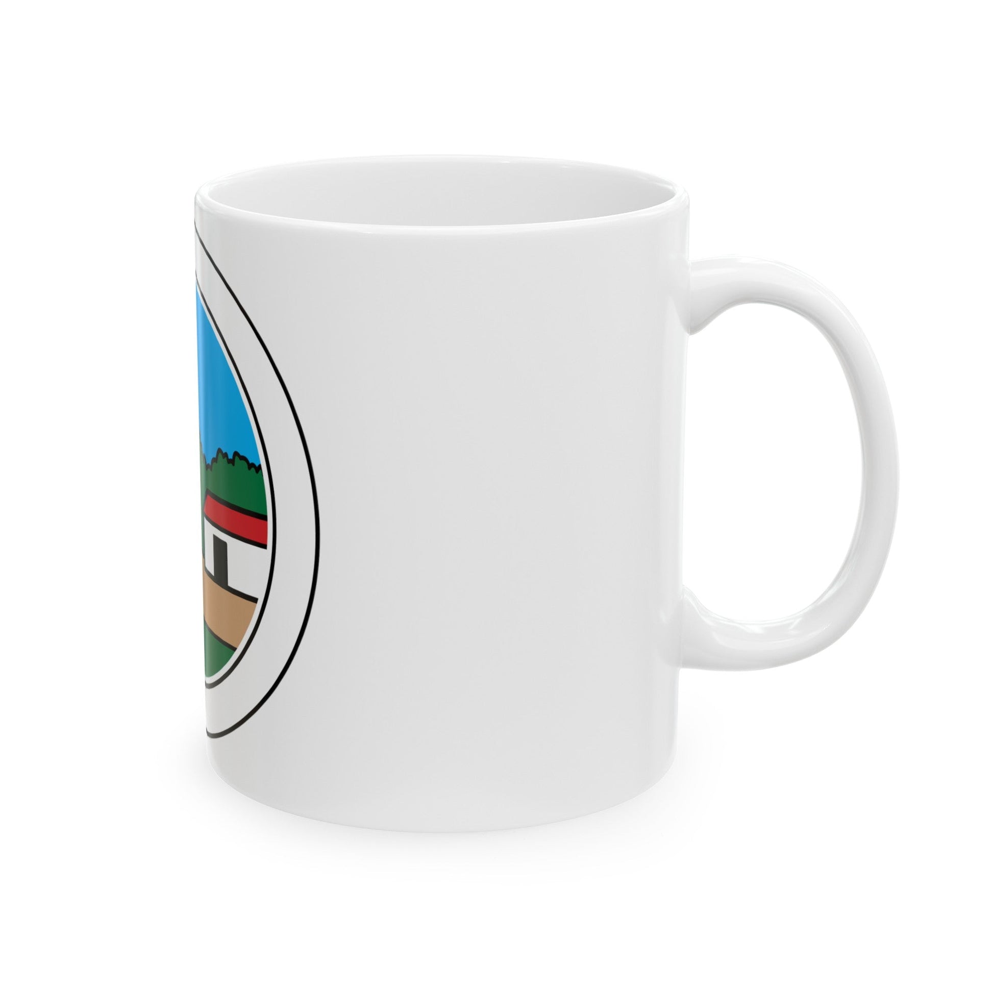 Citizenship in the Community (Boy Scout Merit Badge) White Coffee Mug-The Sticker Space