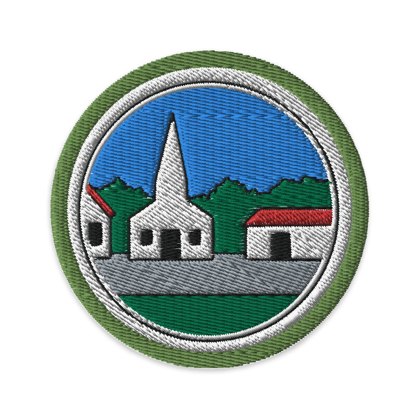 Citizenship in the Community (Boy Scouts Merit Badge) Embroidered Patch-White-The Sticker Space