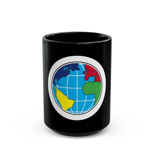 Citizenship in the World (Boy Scout Merit Badge) Black Coffee Mug-15oz-The Sticker Space