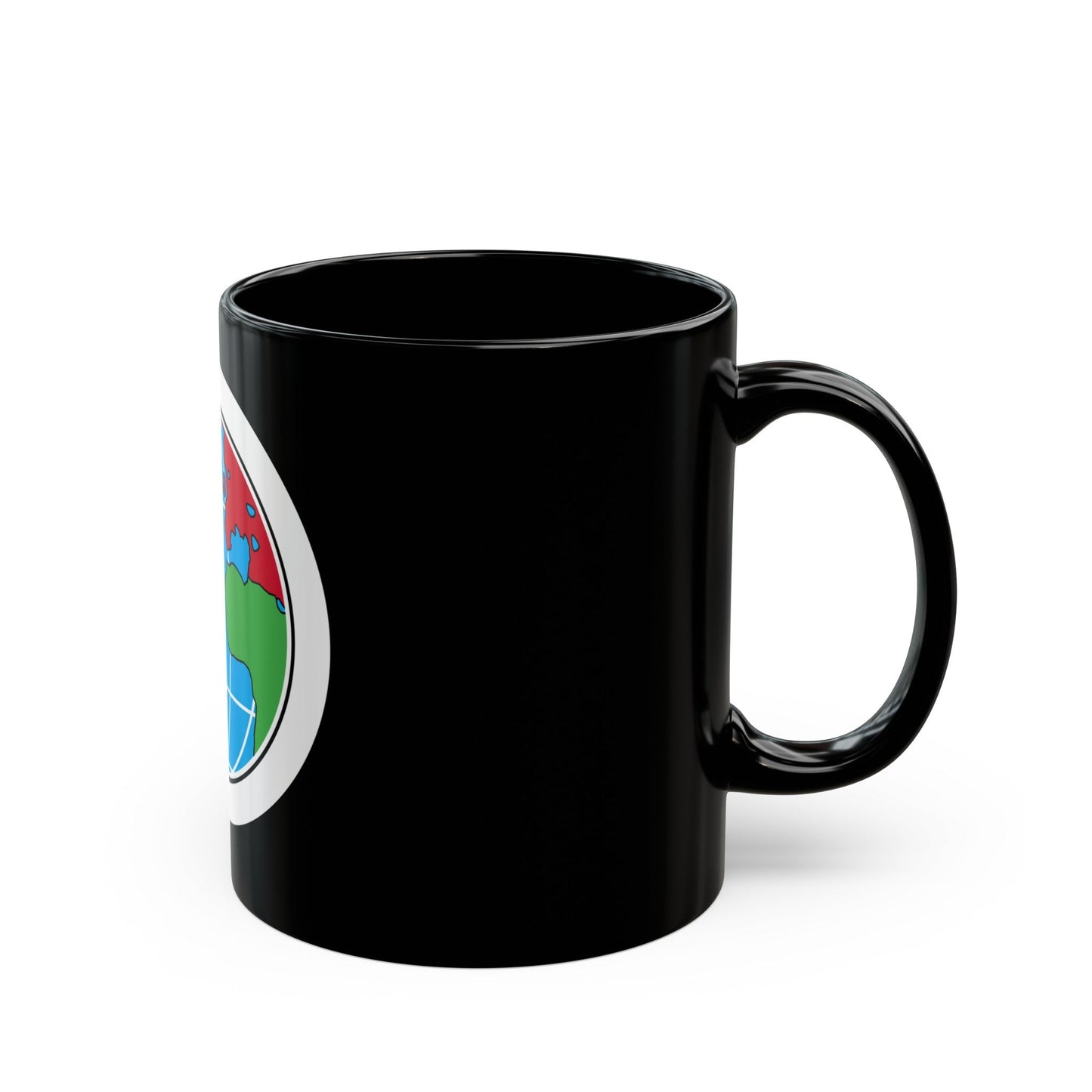 Citizenship in the World (Boy Scout Merit Badge) Black Coffee Mug-The Sticker Space