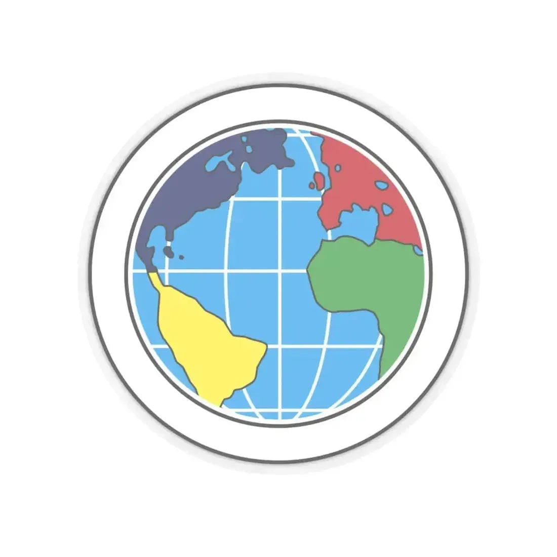 Citizenship in the World (Boy Scout Merit Badge) STICKER Vinyl Kiss-Cut Decal 6 Inch Transparent - The Sticker Space