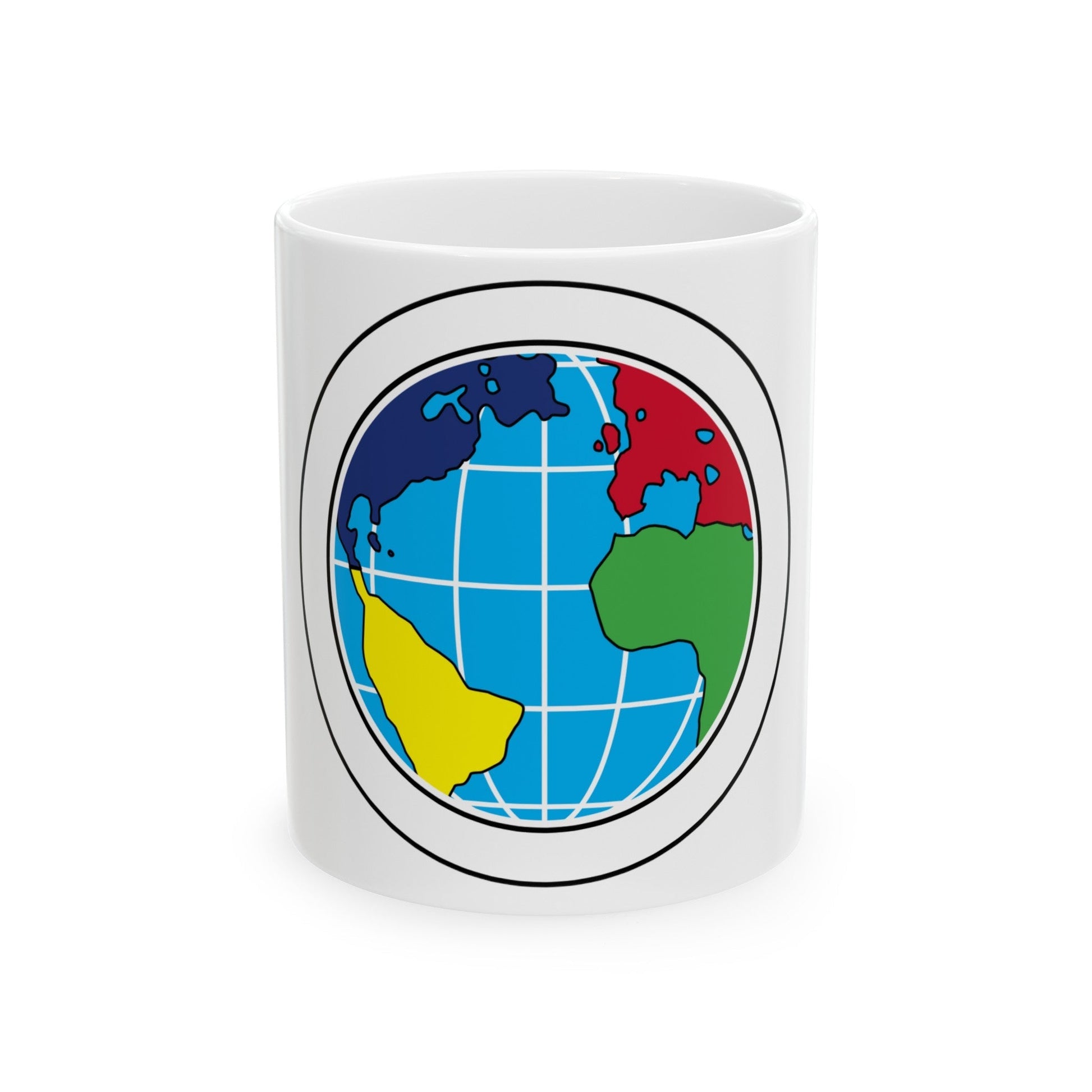 Citizenship in the World (Boy Scout Merit Badge) White Coffee Mug-11oz-The Sticker Space