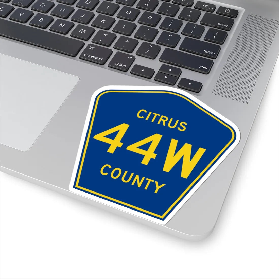 Citrus County 44W (Florida) (Road Sign) STICKER Vinyl Kiss-Cut Decal - The Sticker Space