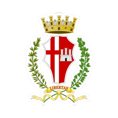 Città di Castello-Stemma (Italy) (Coat of Arms) STICKER Vinyl Kiss-Cut Decal 2 Inch White - The Sticker Space