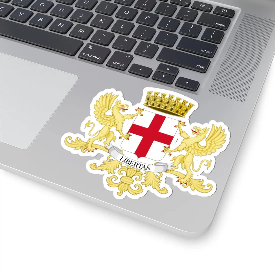 Città Metropolitana di Genova-Stemma (Italy) (Coat of Arms) STICKER Vinyl Kiss-Cut Decal - The Sticker Space