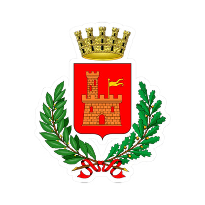 Cittadella Italia-Stemma (Italy) (Coat of Arms) STICKER Vinyl Kiss-Cut Decal 2 Inch White - The Sticker Space